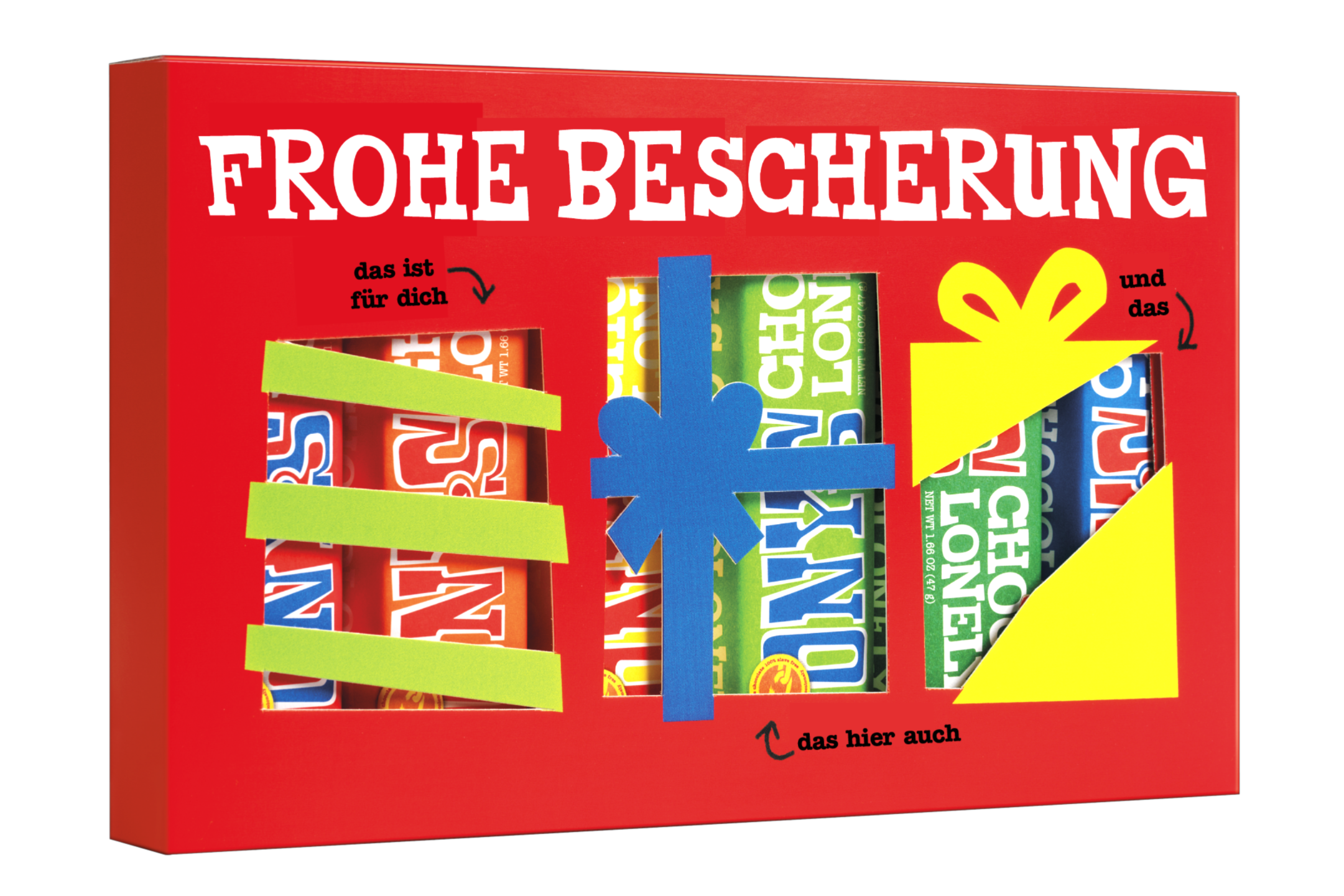 Riegel-Rainbow-Pack "Frohe Bescherung"