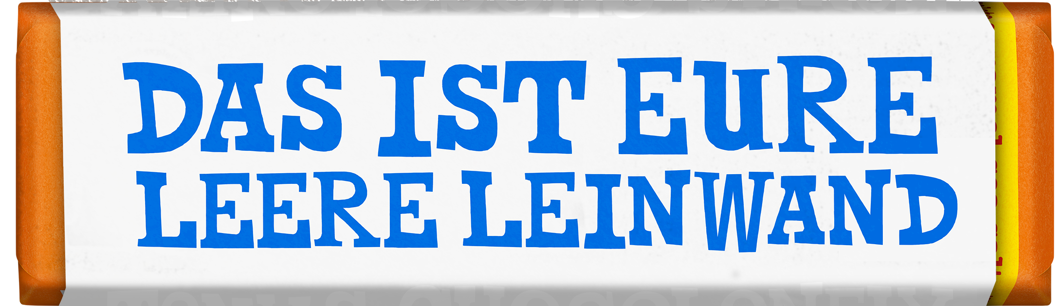 Personalisierte Schokoladen riegel