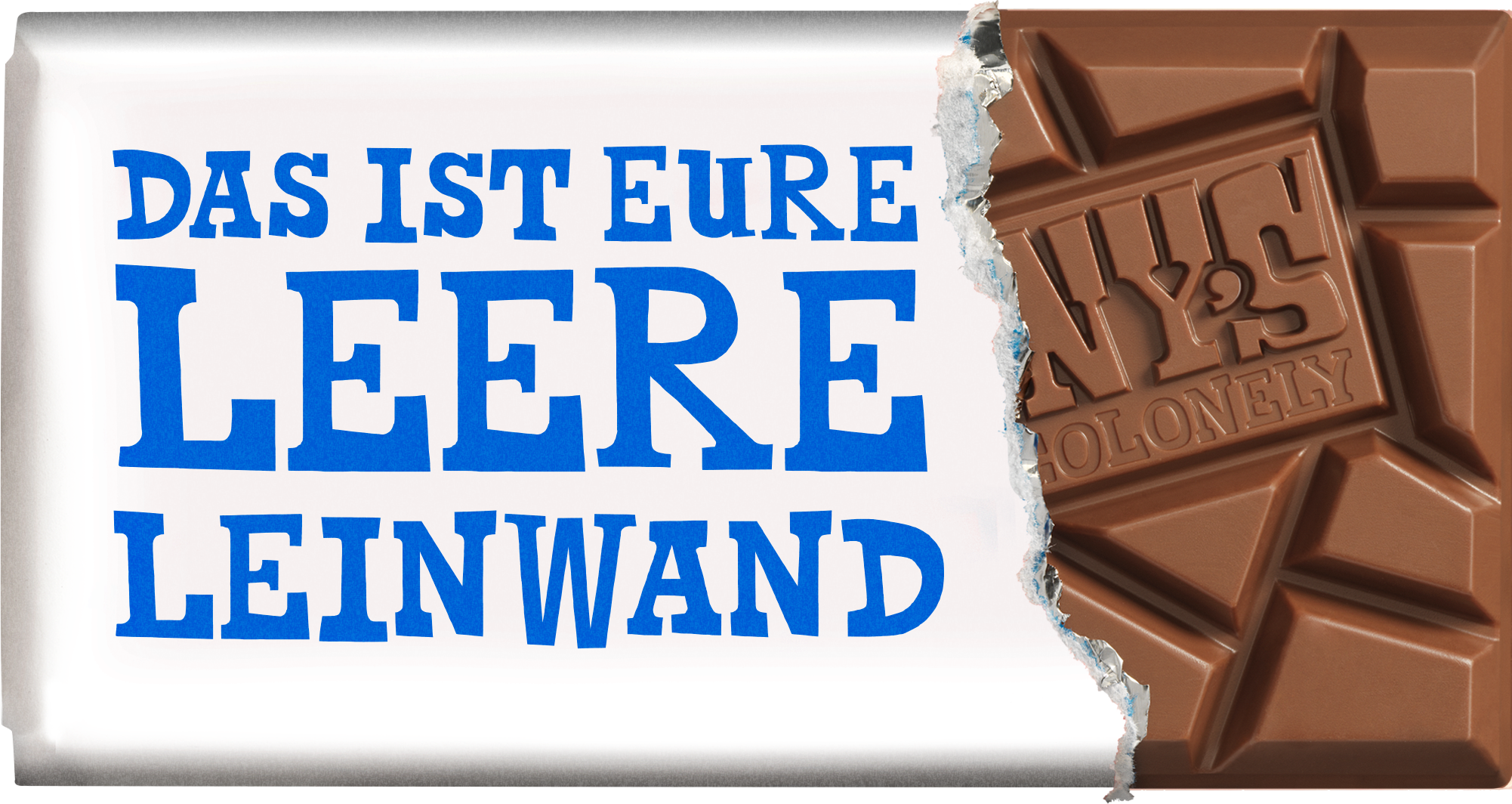 Personalisierte Schokoladentafel