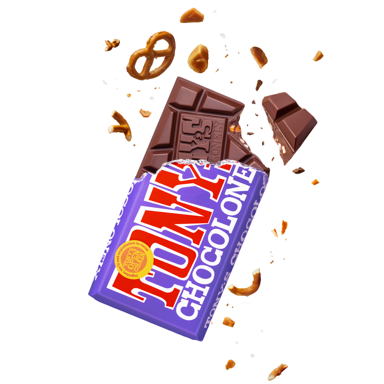 Dunkle Vollmilch Brezel Toffee