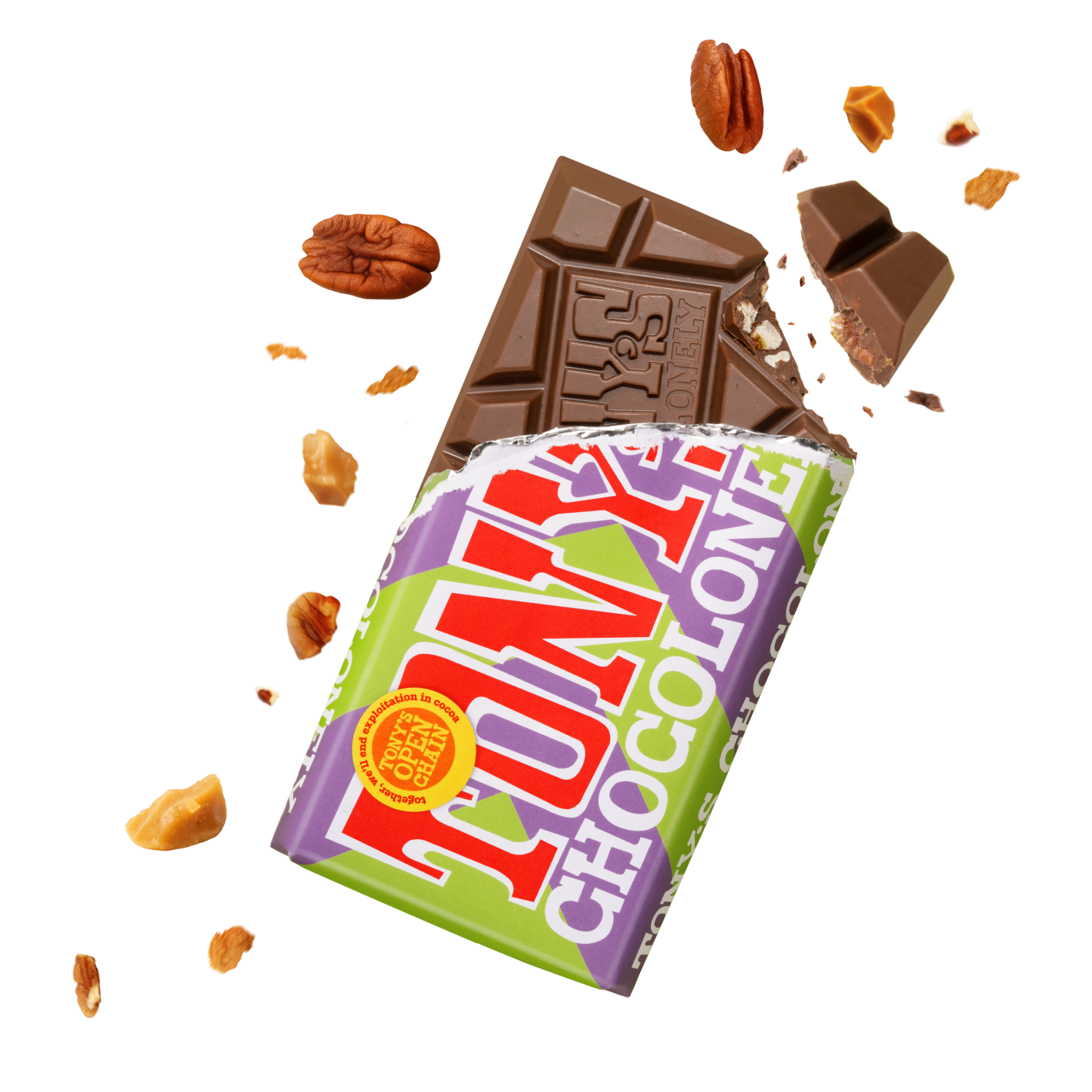 Vollmilch Pekannuss Karamell Crunch